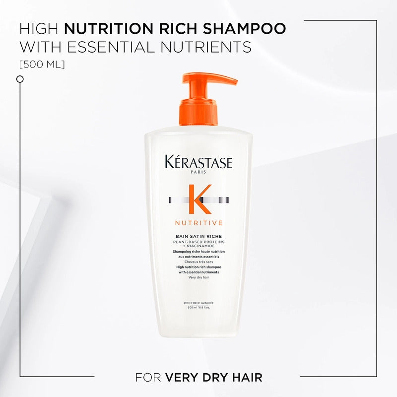  Kérastase Nutritive Bain Satin Riche Shampoo 500 Ml