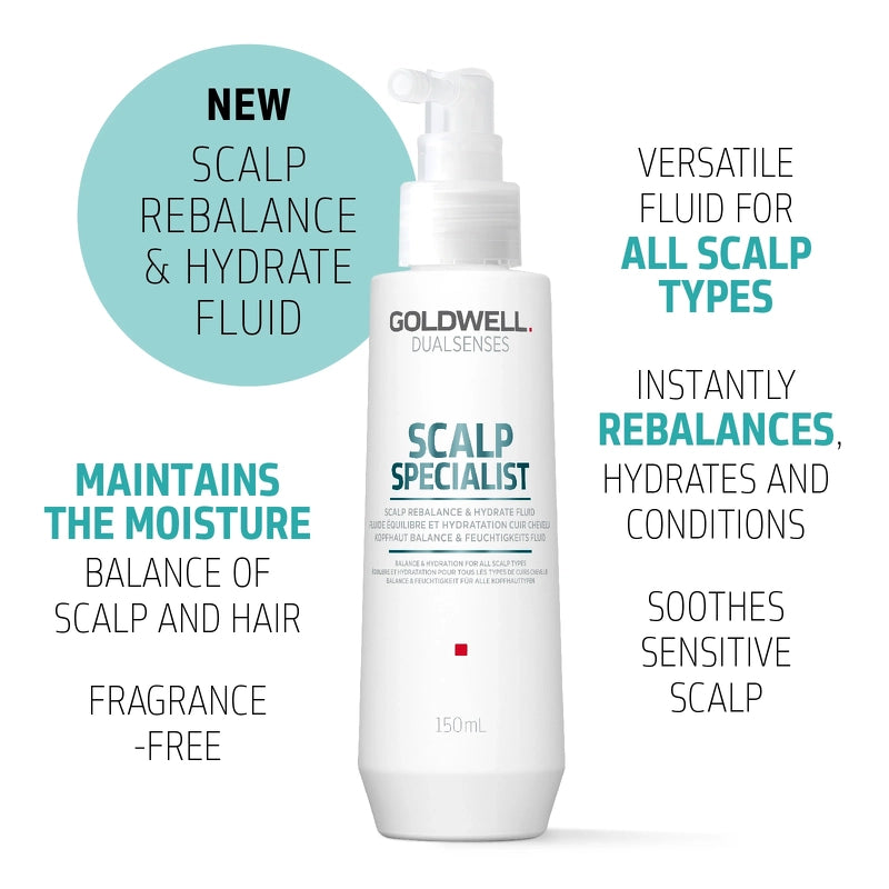  Goldwell Dualsenses Scalp Specialist Re-Balance & Hydrate Fluid 150 Ml