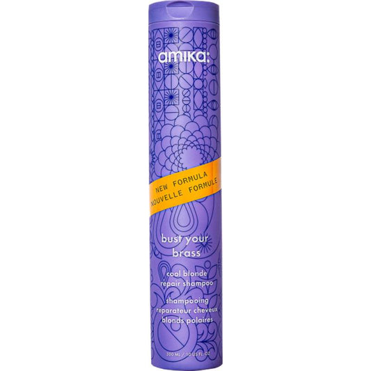  Amika: Bust Your Brass Cool Blonde Repair Shampoo 275 Ml