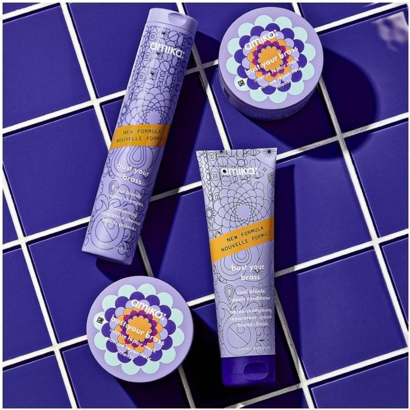  Amika: Bust Your Brass Cool Blonde Repair Shampoo 275 Ml