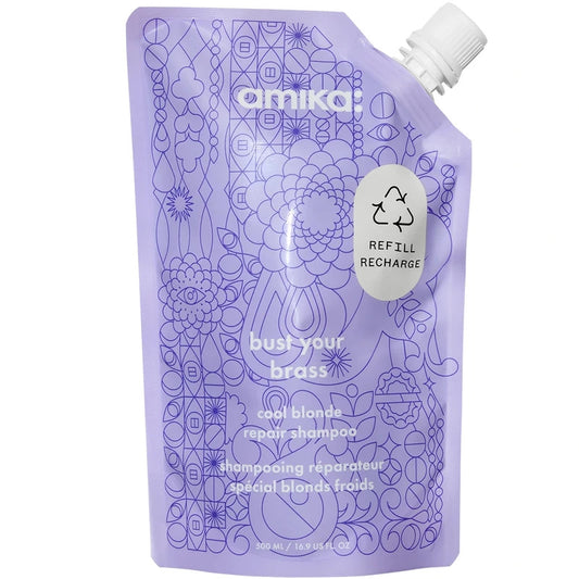  Amika: Bust Your Brass Cool Blonde Repair Shampoo 500 Ml