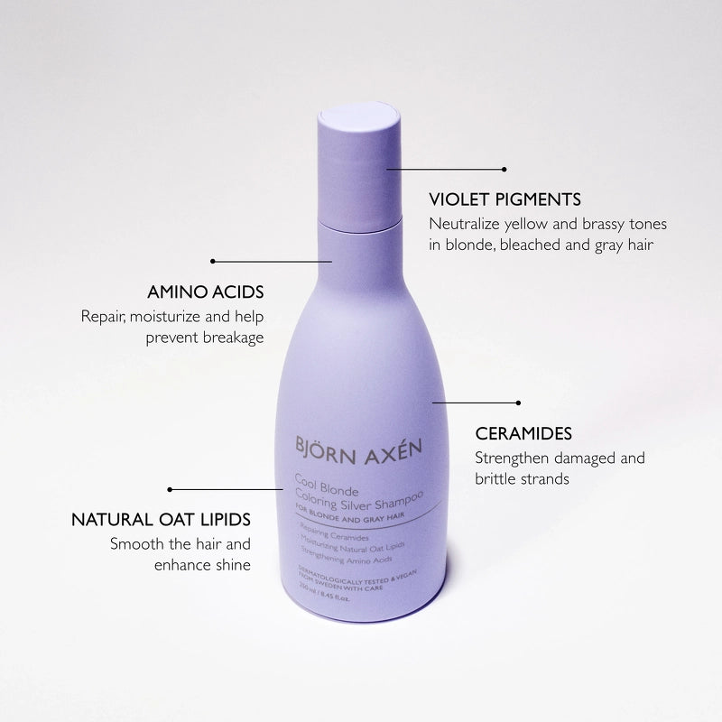  Björn Axén Cool Blonde Coloring Silver Shampoo 250 Ml