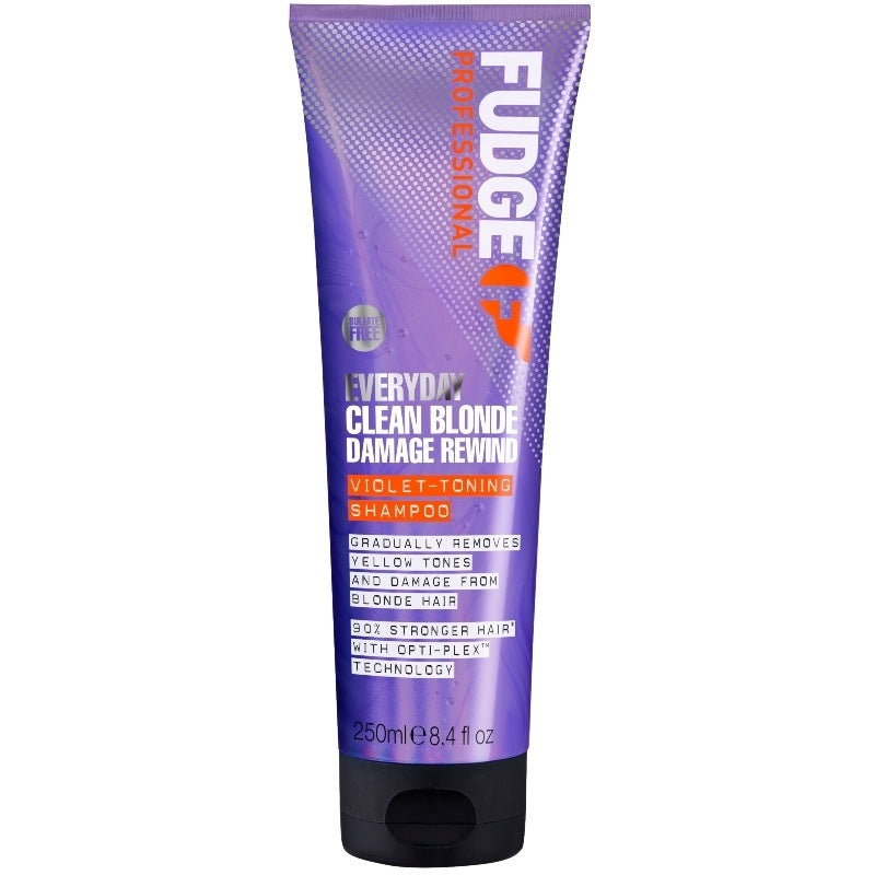 Fudge Everyday Clean Blonde Damage Rewind Shampoo 250 Ml