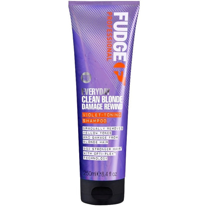  Fudge Everyday Clean Blonde Damage Rewind Shampoo 250 Ml