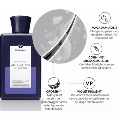  HH Simonsen Anti-Yellow Shampoo 250 Ml