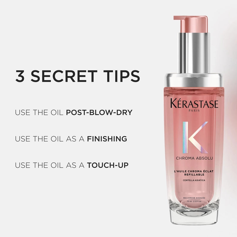  Kérastase Chroma Absolu L'Huile Chroma Éclat Hair Oil Refill 75 Ml
