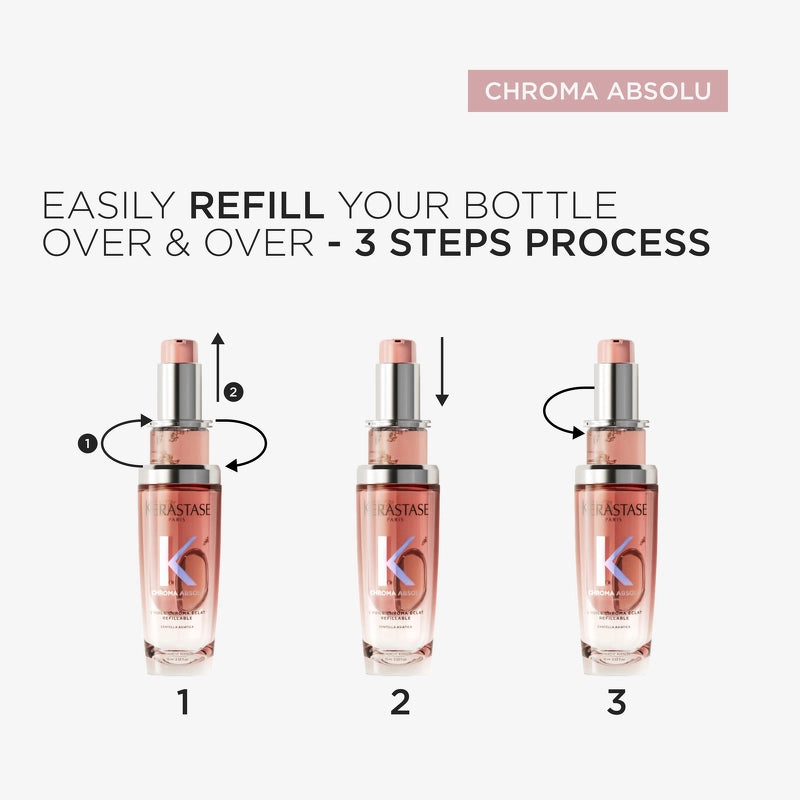  Kérastase Chroma Absolu L'Huile Chroma Éclat Hair Oil Refill 75 Ml