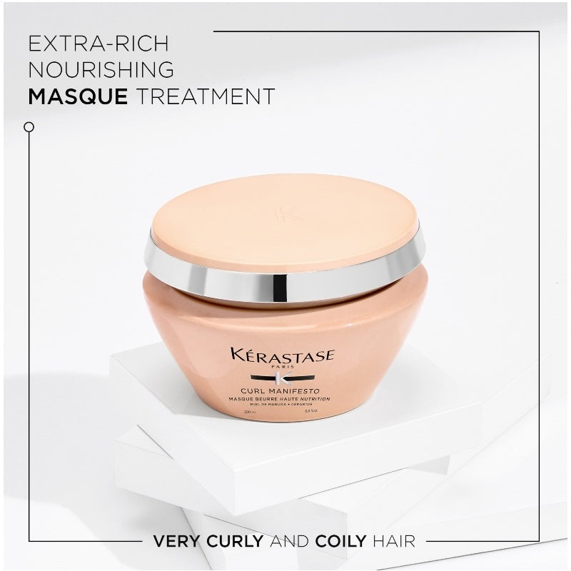  Kérastase Curl Manifesto Masque Beurre Haute Nutrition Hair Mask 200 Ml