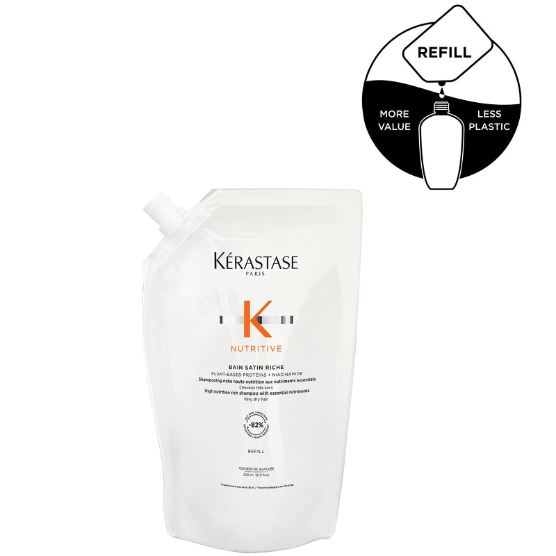  Kérastase Nutritive Bain Satin Riche Shampoo Refill 500 Ml