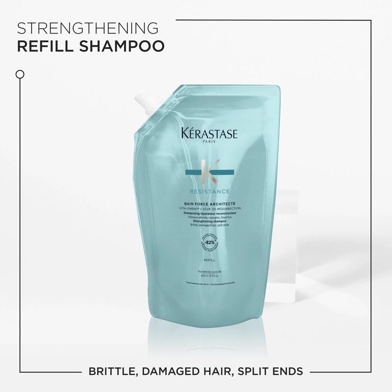  Kérastase Resistance Bain Force Architecte Shampoo Refill 500 Ml