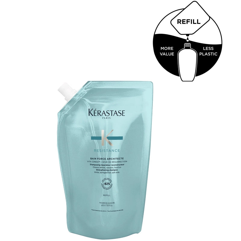  Kérastase Resistance Bain Force Architecte Shampoo Refill 500 Ml