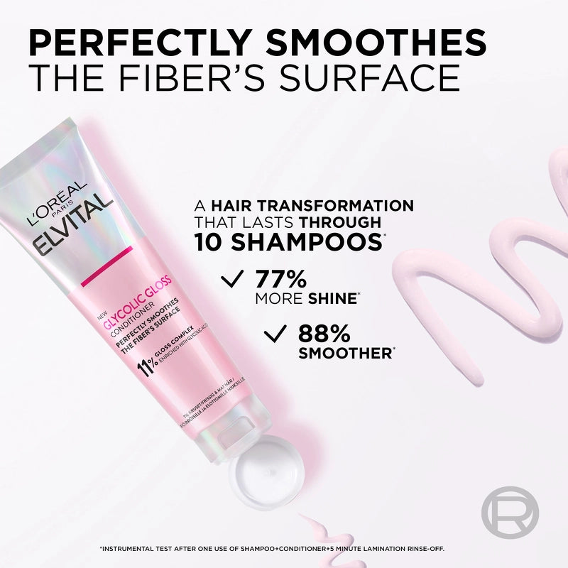 L’Oréal Paris L'Oreal Paris Elvital Glycolic Gloss Conditioner 150 Ml