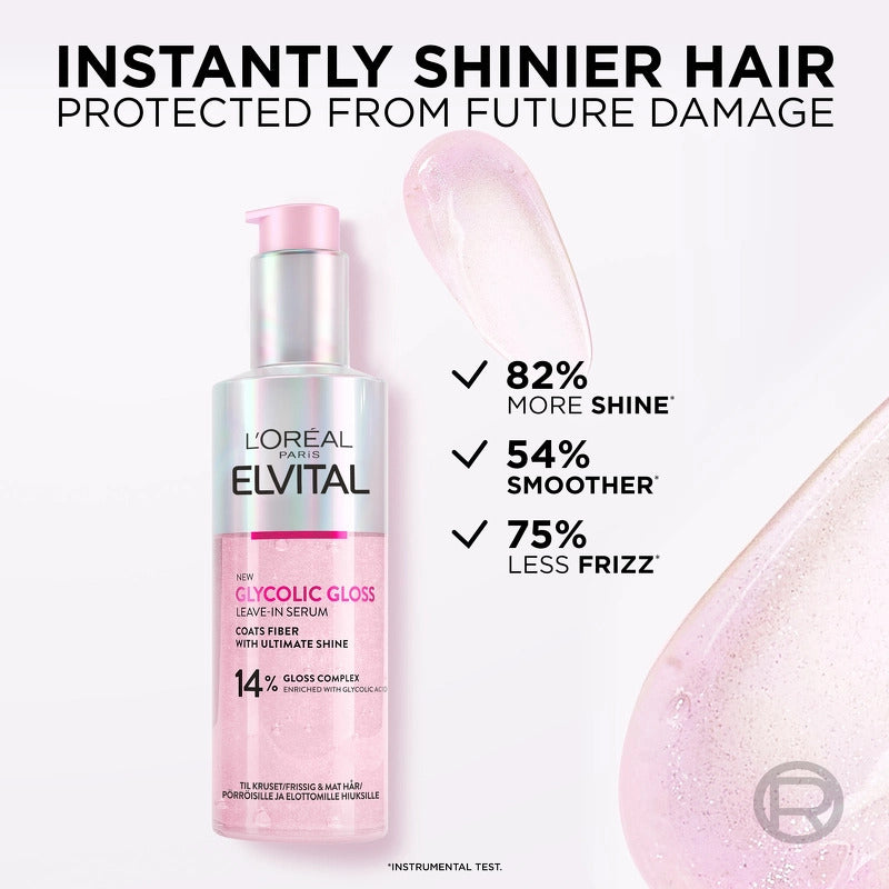 L’Oréal Paris L'Oréal Paris Elvital Glycolic Gloss Leave-in Serum 150 Ml