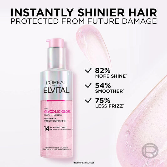 L’Oréal Paris L'Oréal Paris Elvital Glycolic Gloss Leave-in Serum 150 Ml