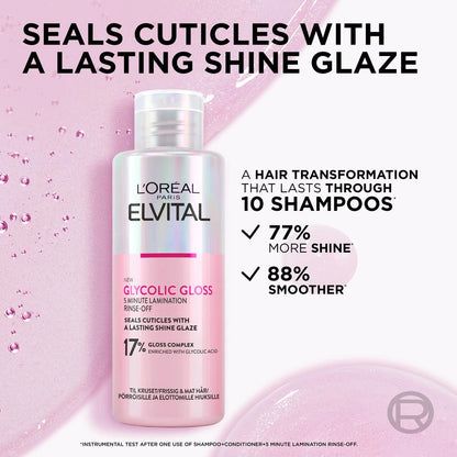 L’Oréal Paris L'Oreal Paris Elvital Glycolic Gloss Rinse-Off Treatment 200 Ml