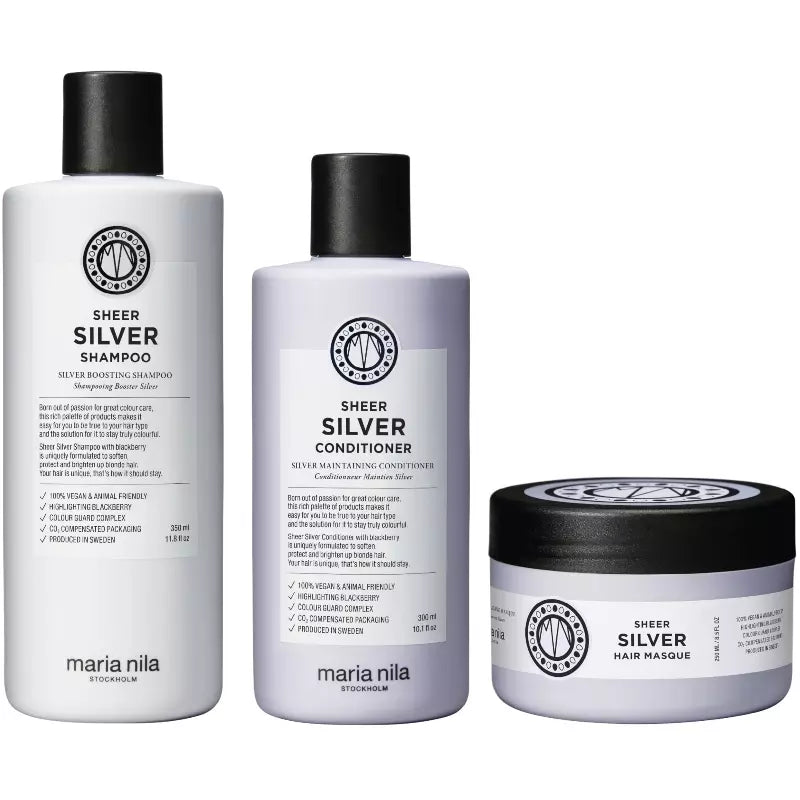  Maria Nila Sheer Silver Set 350 + 300 + 250 Ml