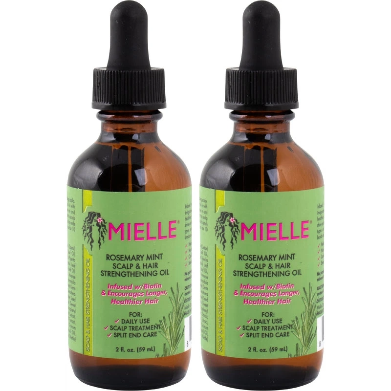  Mielle Rosemary Mint Scalp And Hair Strengthening Oil 2 X 59 Ml