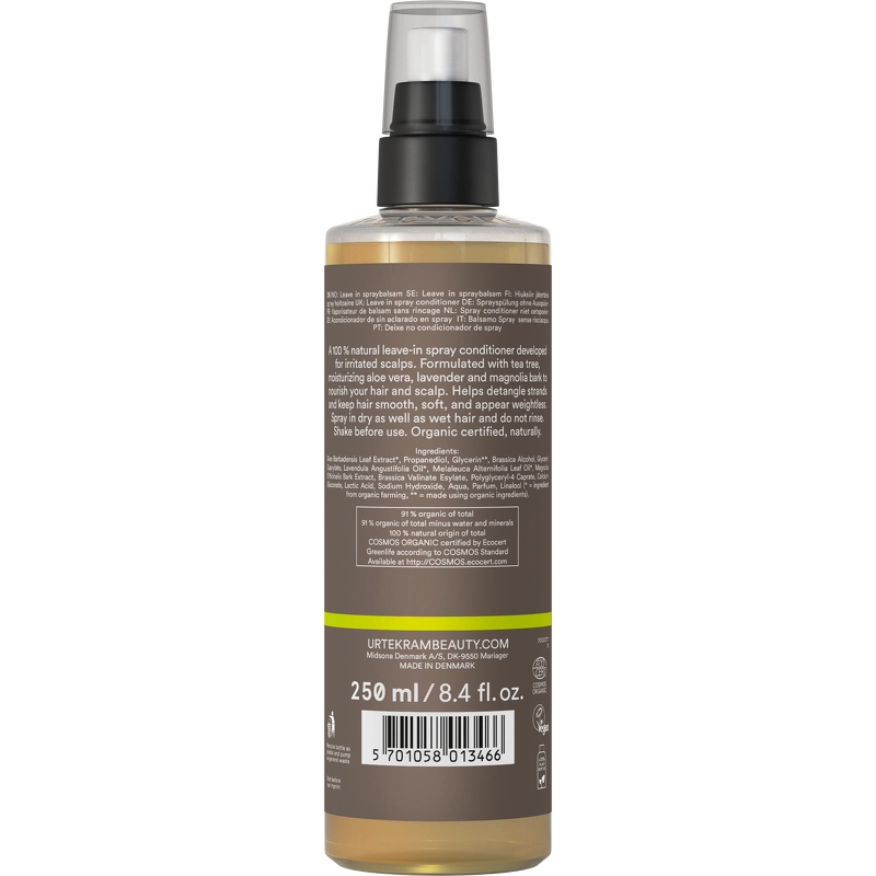  Urtekram Tea Tree Irritated Scalp Spray Conditioner 250 Ml