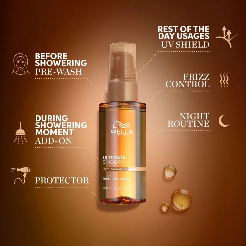  Wella Professionals Ultimate Smooth Miracle Oil Serum 100 Ml